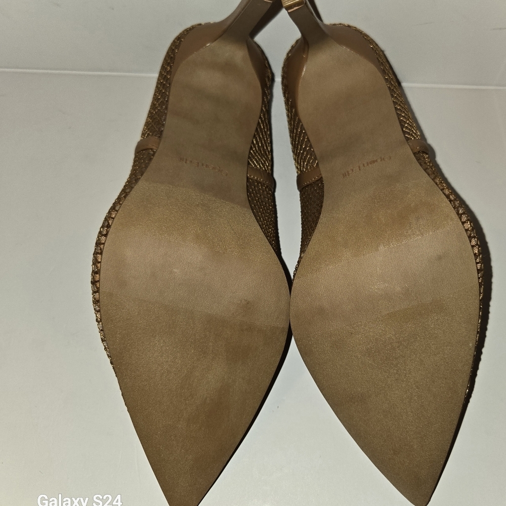 Open Edit Mesh Pump  (Daria) Brown Size 7.5 New - Picture 7 of 7